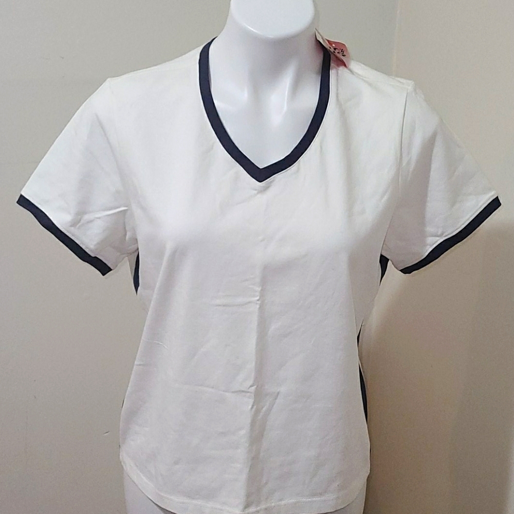 Style &Co sport stretch V neck tees size large